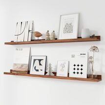 Online Designer Bedroom Darlicia 2 Piece Picture Ledge Wall Mounted Shelf