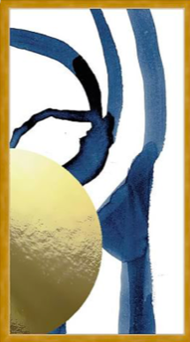 Online Designer Bathroom The Arts Capsule Ink Diptych - Half Moon