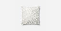 Online Designer Combined Living/Dining White Pillow
