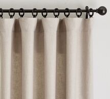 Online Designer Bathroom Belgian Flax Linen Curtain