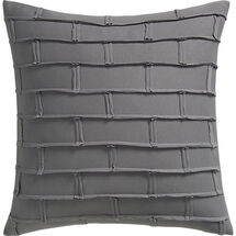 Online Designer Studio metro grey 20" pillow with down-alternative insert.