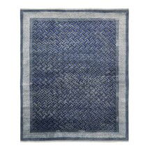 Online Designer Bedroom Luke Irwin: Deverill Mosaic Hand Knotted Rug, Peacoat