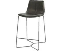 Online Designer Combined Living/Dining Slope Leather Counter Stools