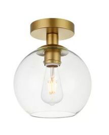 Online Designer Combined Living/Dining Yearwood 1-Light Semi Flush Mount