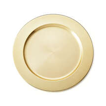 Online Designer Living Room Gold-Plated Charger