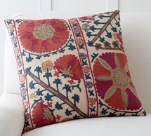 Online Designer Bedroom Rozelle Embroidered Pillow Cover