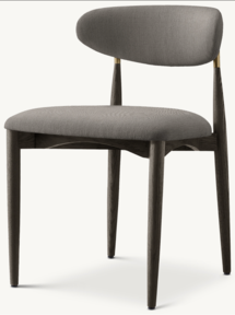 Online Designer Kitchen ARNO FABRIC DINING SIDE CHAIR