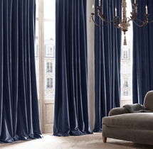 Online Designer Bedroom VINTAGE VELVET DRAPERY