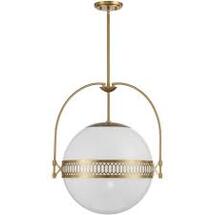 Online Designer Other Thornhill 3 Light 20 inch Warm Brass Pendant Ceiling Light