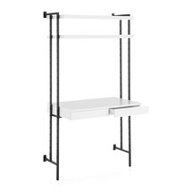Online Designer Home/Small Office Flex Modular Desk with Shelves