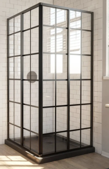 Online Designer Bathroom FRENCH CORNER 40-1/2 INCH FRAMED SLIDING SHOWER DOOR ENCLOSURE - CLEAR GLASS DREAMLINE