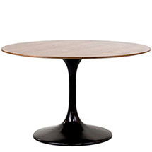 Online Designer Combined Living/Dining LIZA 48" WALNUT DINING TABLE