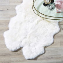 Online Designer Bedroom Sheepskin Real Fur Rug