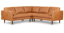 Online Designer Combined Living/Dining Napa Leather Corner Sectional Sofa