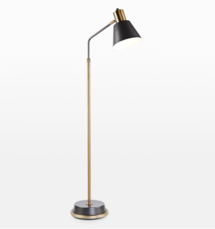 Online Designer Bedroom Cylinder Arm Task Floor Lamp