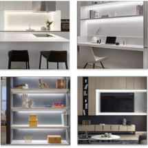 Online Designer Bathroom 6P-STRIP-CW 6-Pieces 20" LED Strip Light Bars with Remote Control Cuttable for Cabinet Mirror