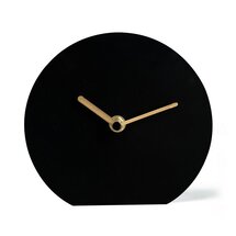Online Designer Bedroom Analog Metal Quartz Tabletop Clock