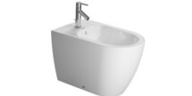 Online Designer Bathroom Duravit ME By Starck Floor Mounted Ceramic Bidet - Less Faucet 