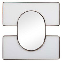 Online Designer Combined Living/Dining Estephan Square Mirror- S