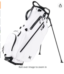 Online Designer Other KVV Lightweight Golf Stand Bag with 7 Way Full-Length Dividers, 5 Zippered Pockets, Automatically Adjustable Dual Straps?Elegant Design