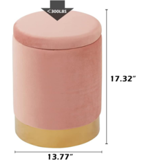Online Designer Bedroom Manufactured Wood Accent Stool