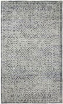 Online Designer Bedroom Prehn Printed Handwoven Rug - Platinum