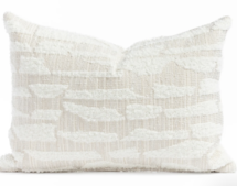 Online Designer Bedroom Pyla 14x20 Lumbar Pillow, Pearl