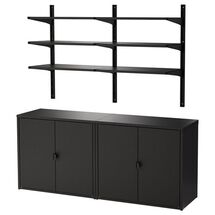 Online Designer Business/Office ALGOT / BROR Shelving unit with cabinet