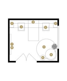 Online Designer Hallway/Entry Cecile Floral Print Wallpaper