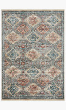 Online Designer Living Room Elise Multi / Blue Rug