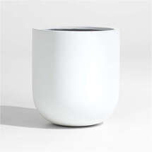 Online Designer Business/Office Junio Medium White Planter 17.5"