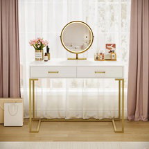 Online Designer Bedroom Vanity Desk with 2 Drawers