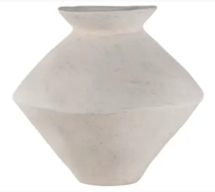 Online Designer Living Room Rajasthan White Vessel - Medium