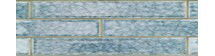 Online Designer Bathroom Roman 2x8 Brisk Blue Glass Tile