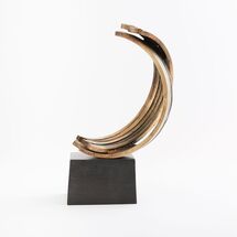 Online Designer Combined Living/Dining Brass Crescent