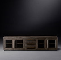 Online Designer Combined Living/Dining MACHINTO GLASS 4-DOOR MEDIA CONSOLE WITH DRAWERS
