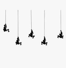 Online Designer Other Climbing Man Home Decor Classic Wall-Art Sculptur
