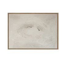 Online Designer Living Room Large Earth Tone Abstract Canvas Painting, Beige and Black Textured Wall Art for Boho Interior Decoration, Minimal Natural Textured Painting
