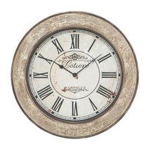 Online Designer Combined Living/Dining OVERSIZED 24" WALL CLOCK