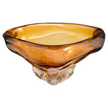 Online Designer Hallway/Entry Alistair Bowl | Amber | Clear – Small