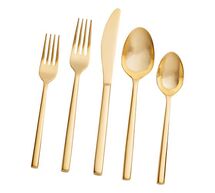 Online Designer Combined Living/Dining LUNA FLATWARE, 20-PIECE BOX SET - MIXED