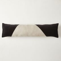 Online Designer Combined Living/Dining Cotton Linen & Velvet Corners Oversized Lumbar Pillow