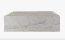 Online Designer Combined Living/Dining Villa Square Marble Coffee Table (40")