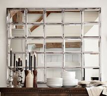 Online Designer Living Room EAGAN MULTIPANEL LARGE MIRROR - SILVER