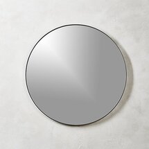 Online Designer Living Room infinity black round wall mirror  24"