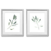 Online Designer Bedroom Simple Sage I - 2 Piece Picture Frame Graphic Art