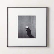Online Designer Bathroom Gallery Soft Black Picture Frame with White Mat 11"x14"