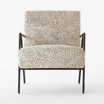 Online Designer Living Room IMOGENE DOT HAIR ON HIDE LOUNGE CHAIR