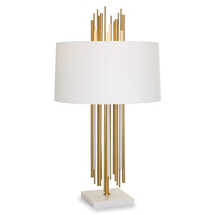 Online Designer Living Room Brass Cylinder Table Lamp