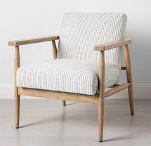 Online Designer Bedroom Upholstered Natural Wood Accent Chair - Hearth & Hand with Magnolia